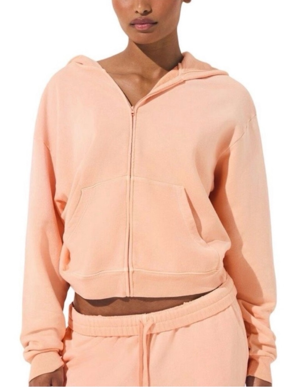 SKIMS French Terry Zip-Up Hoodie